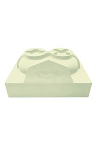 بلوک فوم پلیاورتان ebazell 160 به رنگ سبز روشن، با چگالی متوسط و ساختار ریز، ایدهآل برای مدلسازی و هنر.